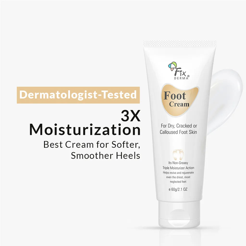 Foot Cream For Dry & Cracked Feet, Moisturizes and Soothes Feet, Heel Repair Paraben & Sulphate Free, All Skin Types 60 ML