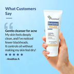 Salyzap Salicylic Acid Face Wash for Acne-Prone Skin, Soap-Free Daily Cleanser, 60g
