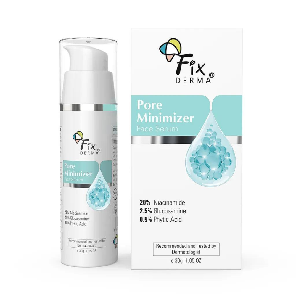 Pore Minimizer Face Serum 30g Pack of 2 | 20% Niacinamide for Minimizing Enlarged Pores Over Time