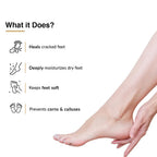 Foot Cream For Dry & Cracked Feet, Moisturizes and Soothes Feet, Heel Repair Paraben & Sulphate Free, All Skin Types 60 ML
